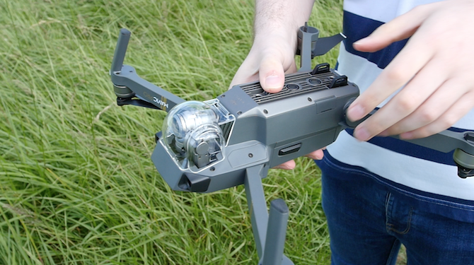 Dette er dronen du leter etter: DJI Mavic Pro omtale Mavic understell