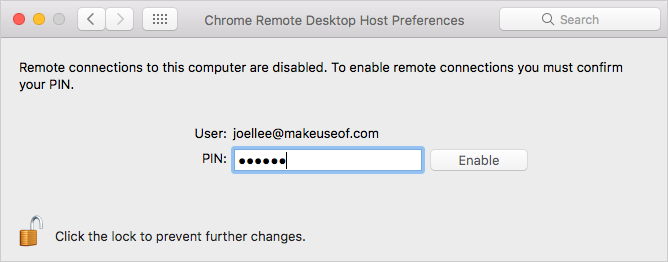 Kontroller PCen din fra hvor som helst ved hjelp av Chrome Remote Desktop chrome remote desktop mac 3