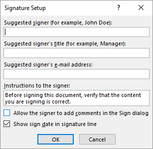 Hvordan lage profesjonelle rapporter og dokumenter i Microsoft Word Signature Setup