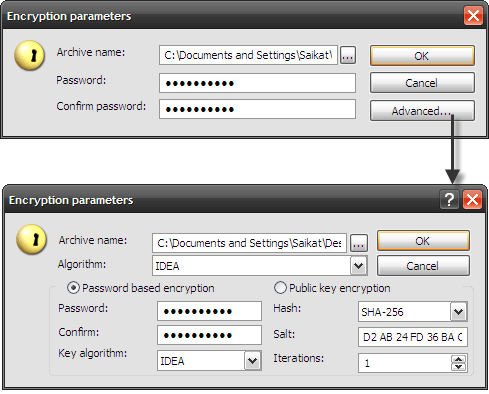 BCArchive - Lag raskt komprimerte filer med jernkledd passordkryptering BCArchive02