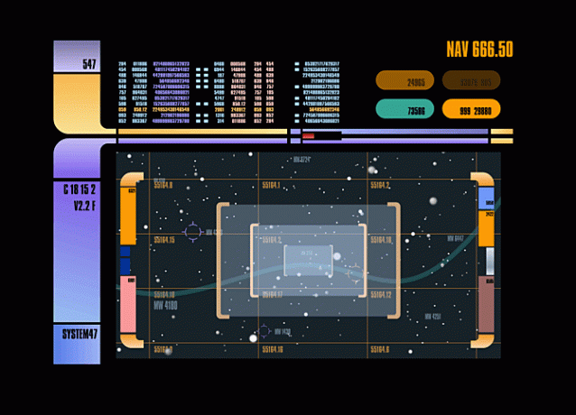 System 47 er en Star Trek-skjermsparer