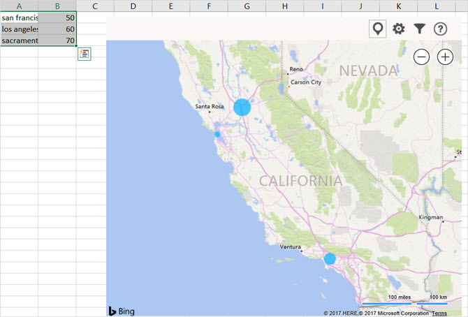 behagelige regneark microsoft excel adding-in bing-kart