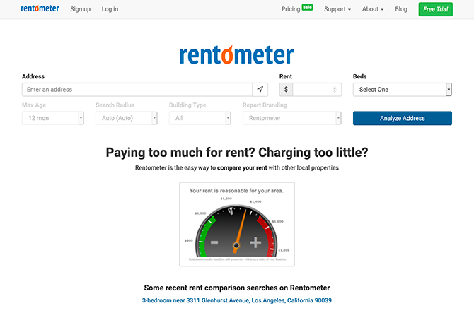 rentometer com