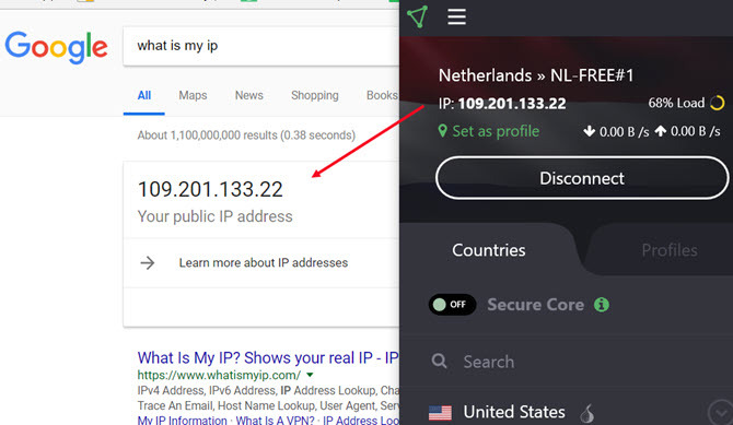 endre din offentlige IP-adresse med en VPN