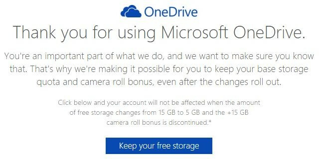 Behold OneDrive-lagring