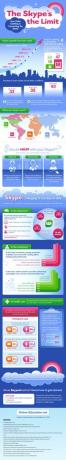 The Skype's The Limit [INFOGRAPHIC] super skype