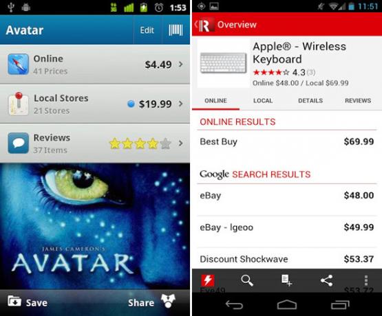 gratis shopping-apper for Android