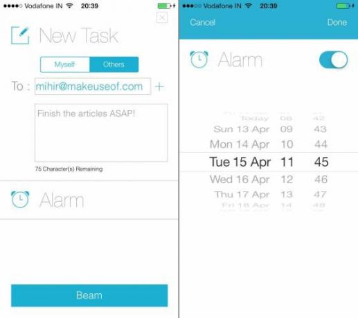 Beamtask-for-iPhone-Lag-oppgave-set-alarm