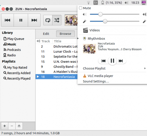 Innstillinger for Unity VLC mediespiller