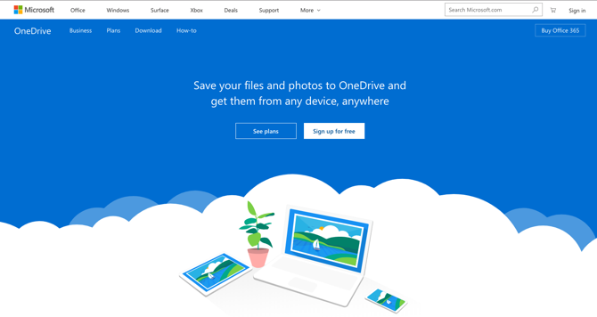 OneDrive-skjermbilde