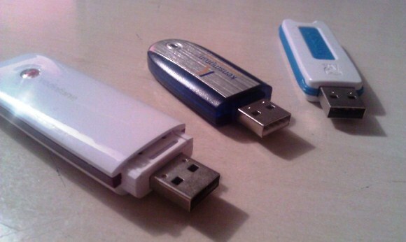 usb-porter for nær hverandre