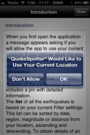 Quake Spotter - En brukervennlig måte å spore jordskjelv på [iOS, gratis betalte apper] QuakeSpotter01