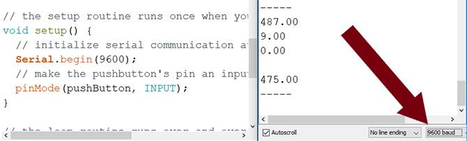 arduino feil seriell korrekt