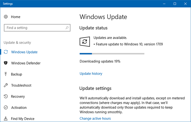 Etter installering av Windows 10: 5 ting du må gjøre oppdatering av Windows 10 pågår