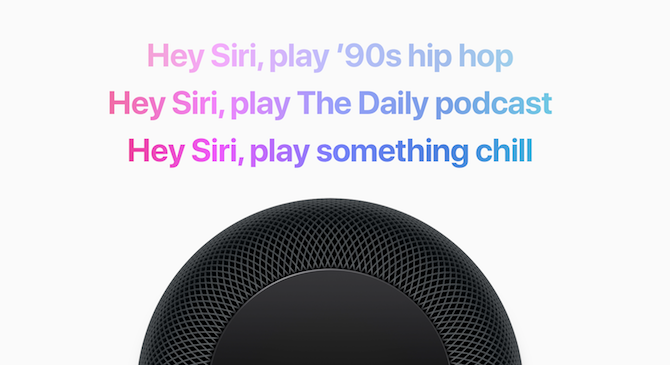 Siri HomePod musikk kommandoer