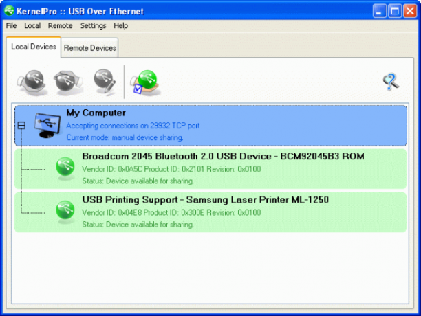 usb over internettnettverk ip