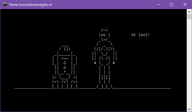 Ser på Command Prompt Star Wars