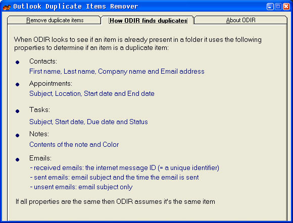 Hvordan kan jeg fjerne dupliserte e-poster fra Outlook gratis? odir5