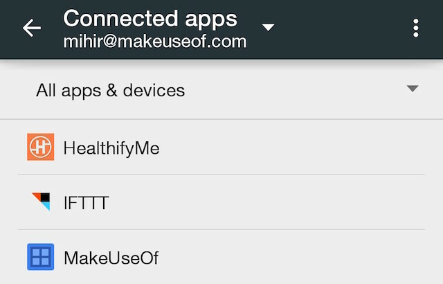 Google-innstillinger-Connected-Apps