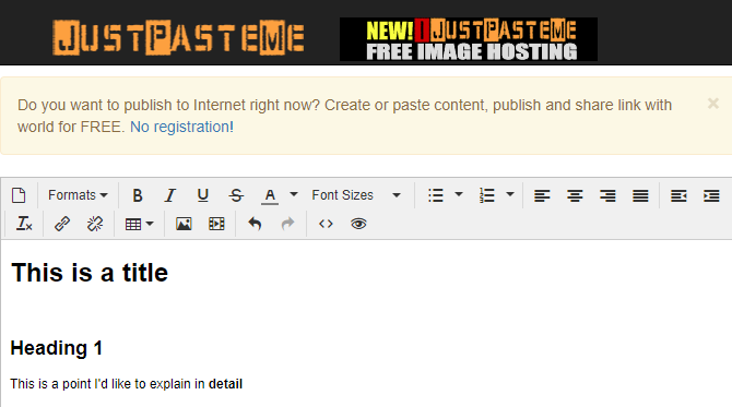 Bare lim meg inn Pastebin