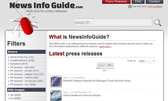Noen få søkeverktøy du kan bruke til å hente ut pressemeldinger for blogging Idéer pressemelding06