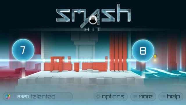 Smash-Hit-iOS-Android-Addictive-Game-fysikk-Shooter-Meny