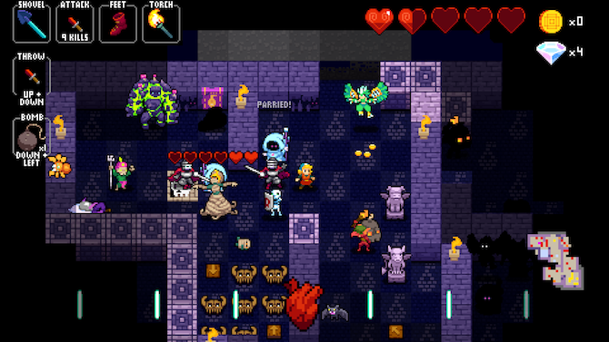 krypten av necrodancer ios roguelike