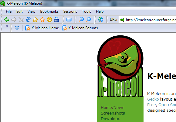k-meleon nettleser