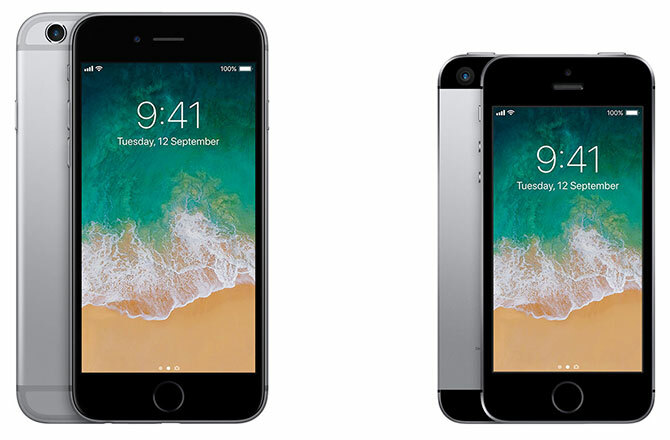 iPhone 6 og iPhone SE