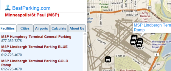 Bing-kart - planleggingen av bilturene dine ble mye enklere. Egentlig. parkingspots