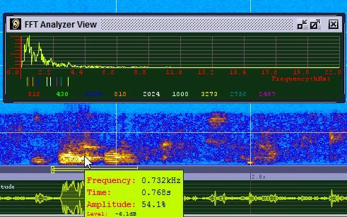 Sonogram Visible Voice - Kraftig stemmespektrogramvare programvare sono9