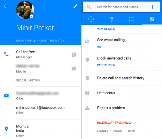 Facebook-Hello-Caller-ID-Dialer-app-Android-Profil-innstillinger