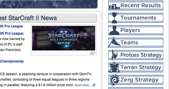 starcraft ii nettsted