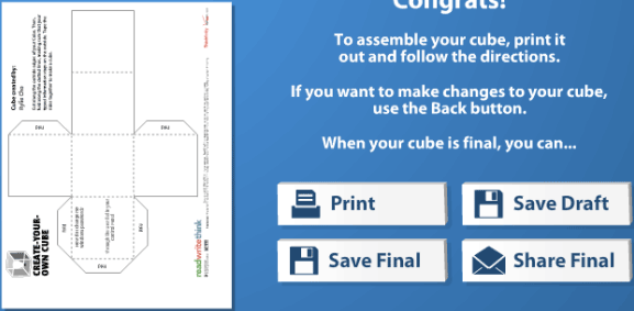 Cube Creator: Få tilpassede kubemaler for enkelt å lage papir- eller pappkuber kubusskapere2