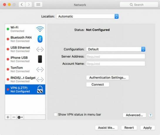 macOS VPN-oppsett