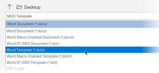Alternativ for filsparing for dokumentmalformatet