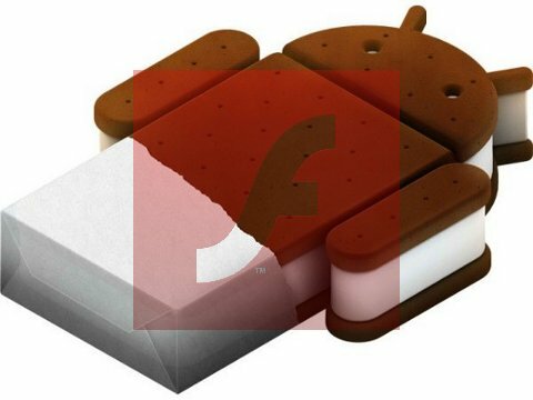 Android Ice Cream Sandwich Shipping Uten Flash icecreamsandwichflash