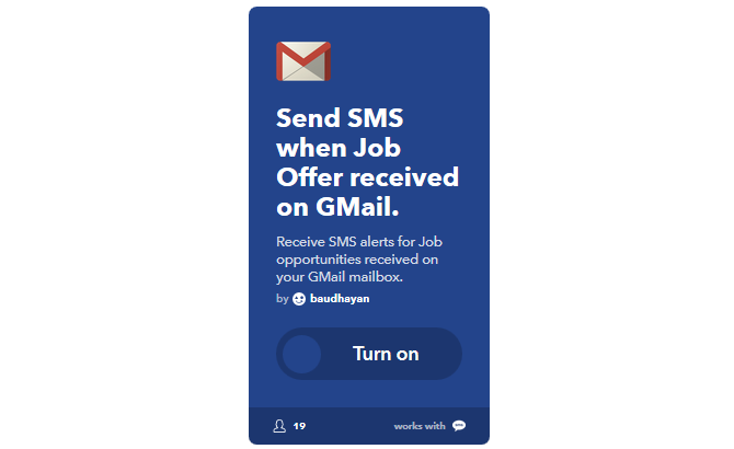 Den ultimate IFTTT-guiden: Bruk nettets kraftigste verktøy som en profesjonell 27IFTTT-tekstForJobOffer