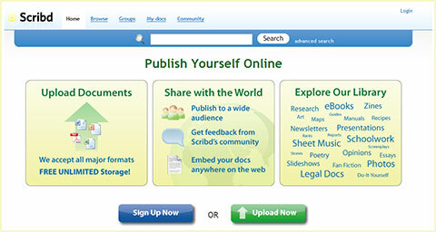 Scribd - Dokumentdeling online