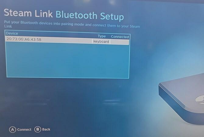 steam link enhet bluetooth