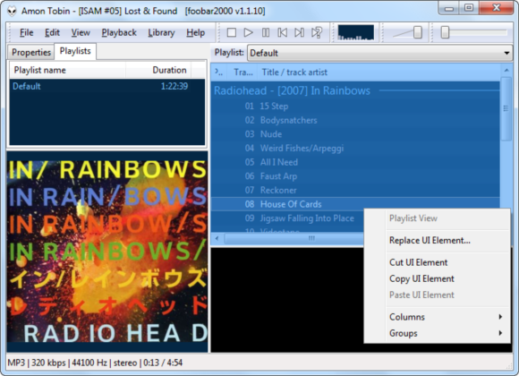 Spill musikk som en lydfil med Foobar2000 [Windows] 2011 12 23 14h28 28