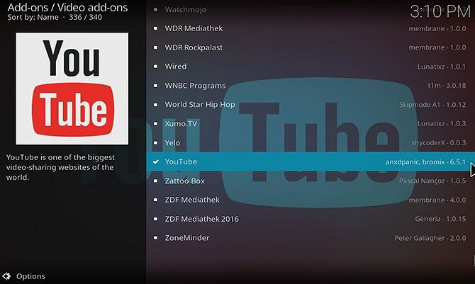 Slik installerer og bruker du YouTube Kodi Add-On - installer fra depot