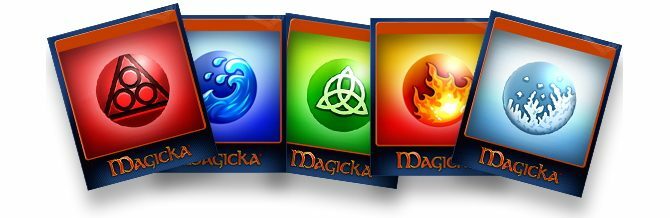 Steam trading kort for spillet Magicka