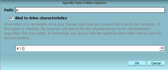 synkroniser mapper med USB-stasjon