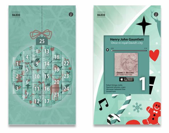 Musikalsk adventskalender-app