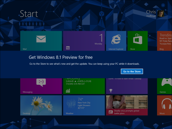 Get-windows-8,1-preview-for-free-melding