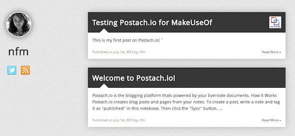 Gjør Evernote til en bloggplattform med Postach.io Screen Shot 2013 07 01 klokka 12