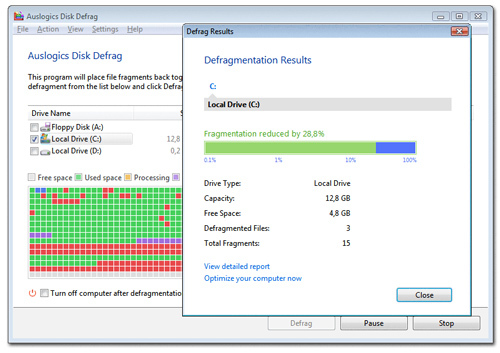 Roundup: 15 må-ha gratis programvareprogrammer for din PC auslogics disk defrag