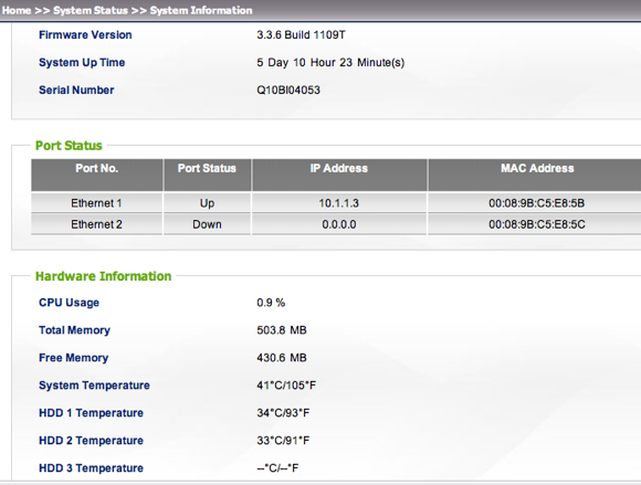 qnap ts-419p + turbo nas gjennomgang