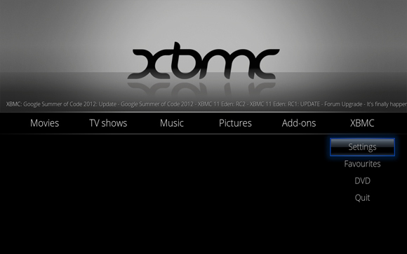 6 kuleste gratis skins for XBMC Media Center quartz2